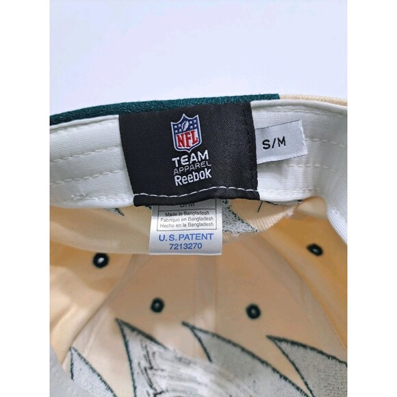 Philadelphia Eagles Sharktooth Retro Vintage Reebok Hat Cap Fitted Small/Medium - Picture 7 of 8